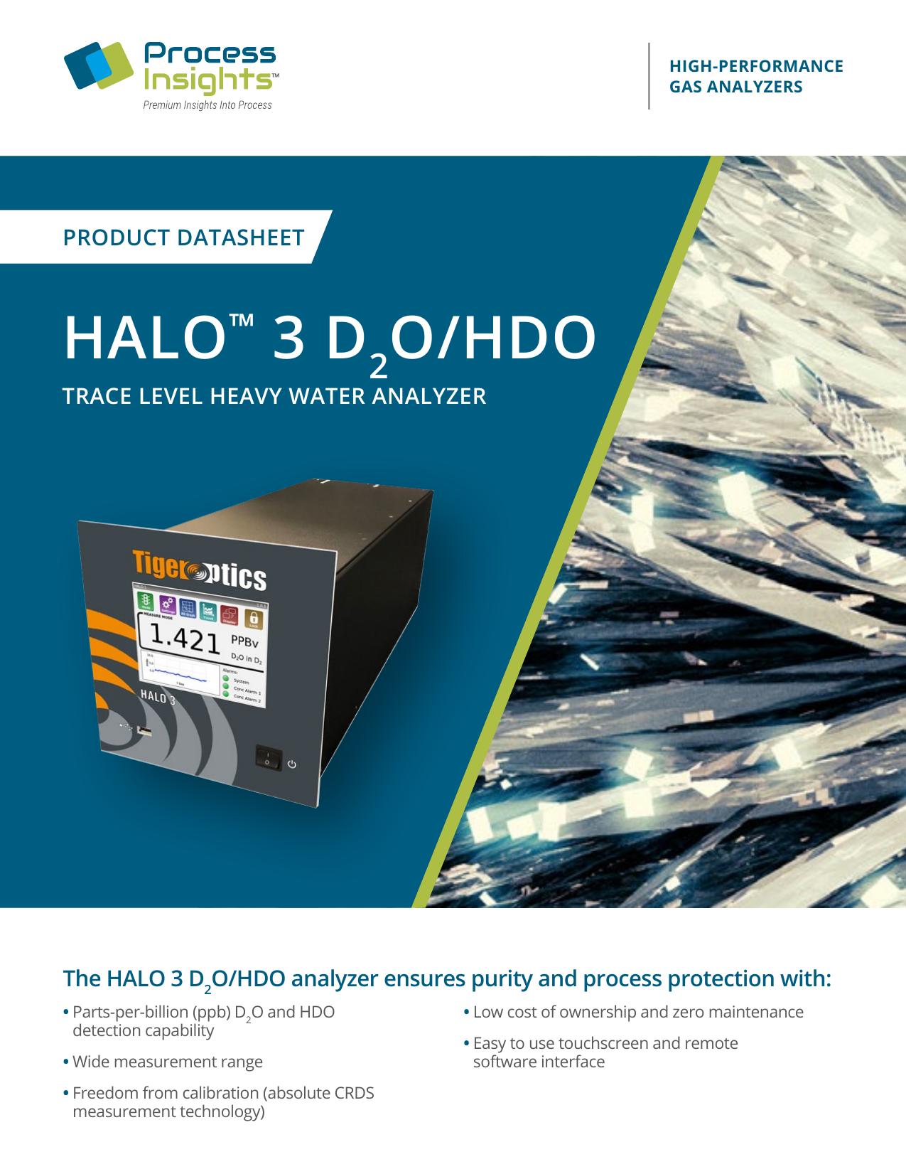 HALO 3 D2O/HDO  (CRDS 超微量重水/半重水分析計)