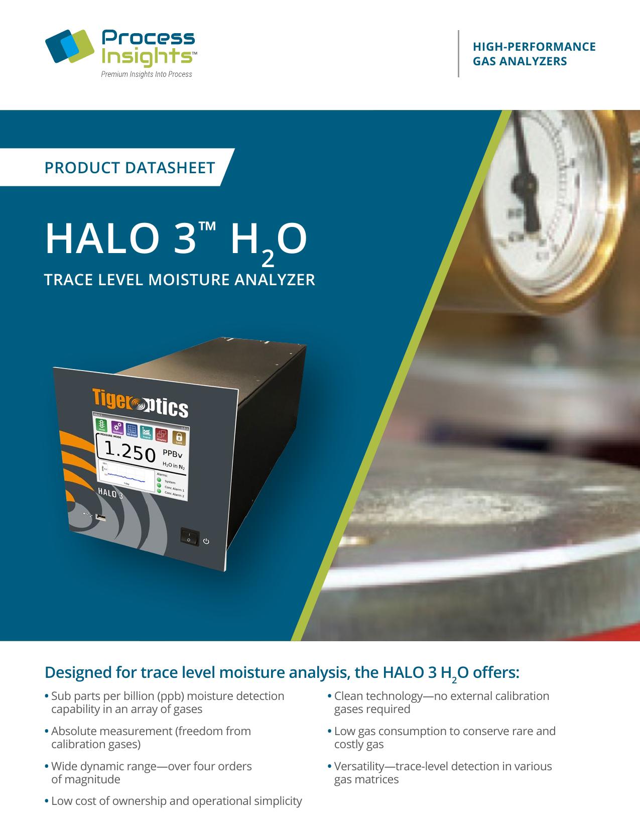 HALO 3 H2O/NH3  (CRDS 超微量水分/アンモニアメタン分析計)
