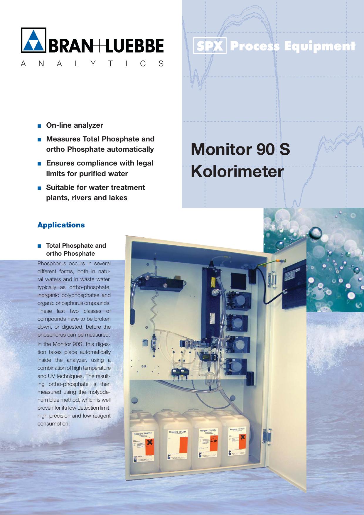 Monitor 90 S Kolorimeter　オンライン分析計